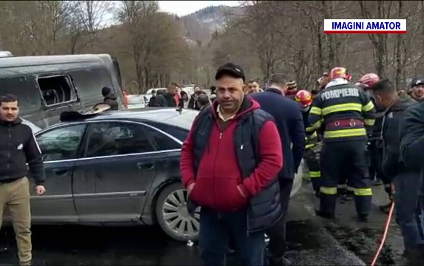 12 persoane rănite într un grav accident produs pe DN 71 între Sinaia