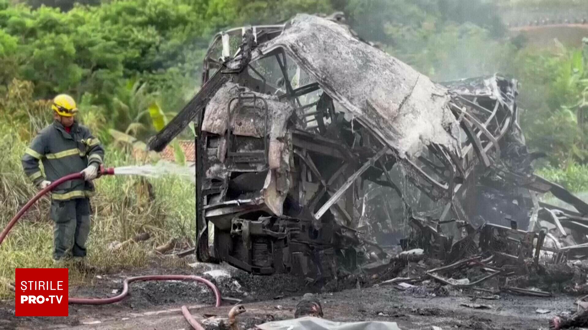 VIDEO Tragedie în Brazilia Cel mai grav accident rutier din ultimii