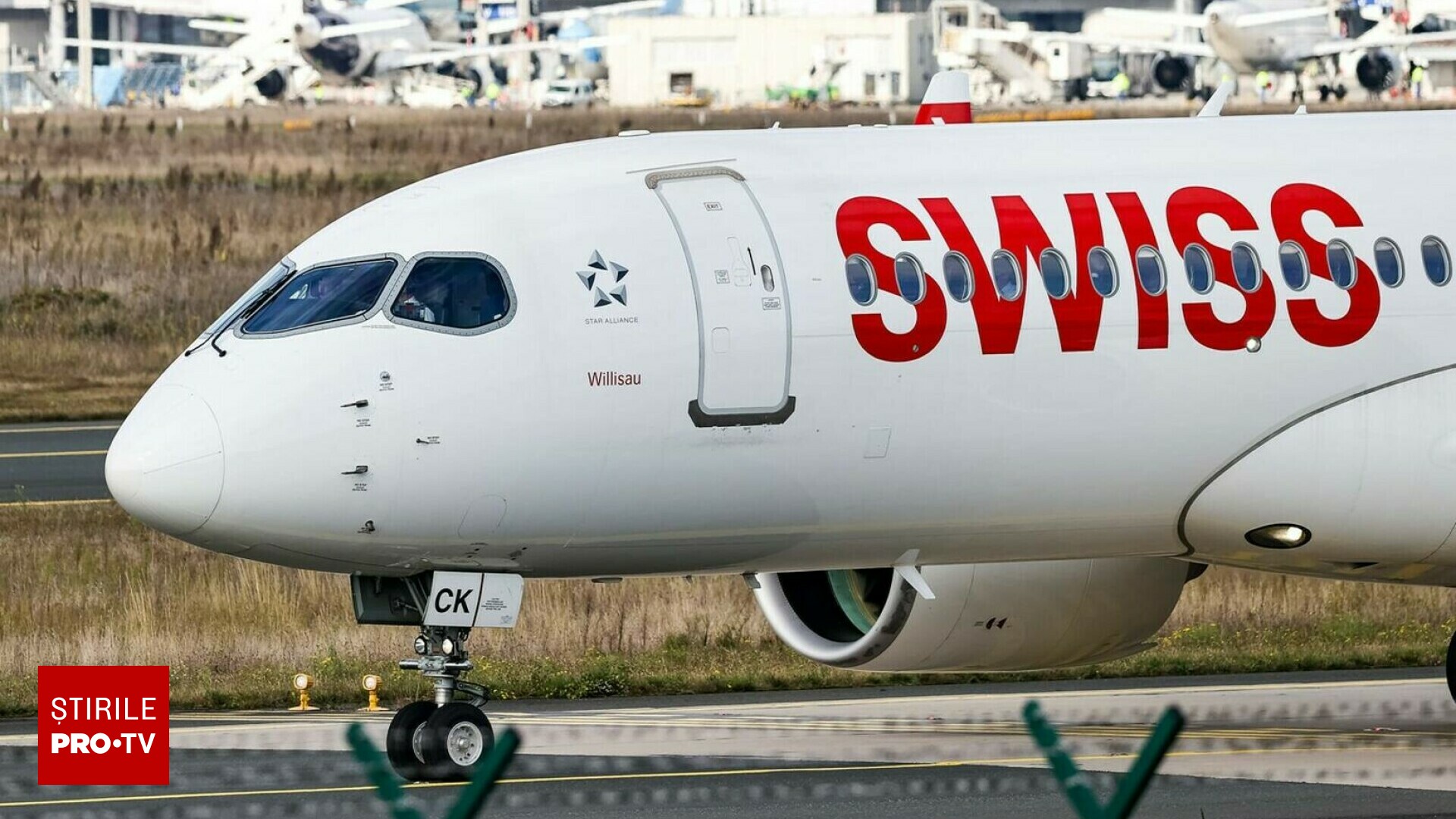 Un avion care efectua o cursă de la Bucureşti la Zurich a aterizat de