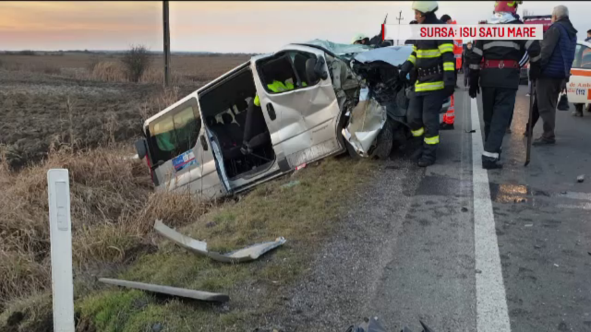 Accident grav în Satu Mare A fost activat planul roșu de intervenție