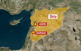   map attacks Syria 