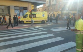   Zaragoza, Spain, cart, pedestrian 