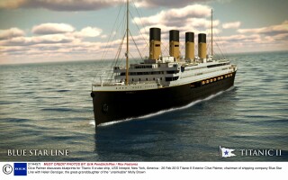 Un magnat australian a aratat primele imagini cu Titanic 2: cum arata proiectul sau nebun ... Un magnat australian a aratat primele imagini cu Titanic 2: cum arata proiectul sau nebun ...