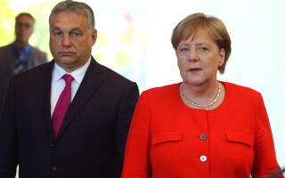   Angela Merkel, Viktor Orban 