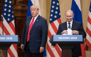 Vladimir Putin and Donald Trump in Helsinki 