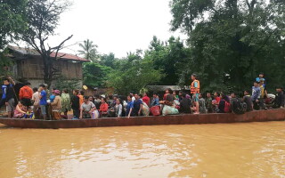   Flood in Laos 