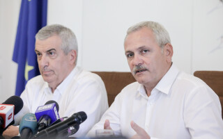   Liviu Dragnea and Călin Popescu Tăriceanu at the ICCJ 