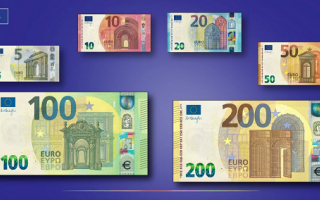   New euro banknotes 