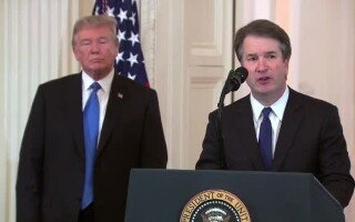   BRETT KAVANAUGH AND DONALD TRUMP 