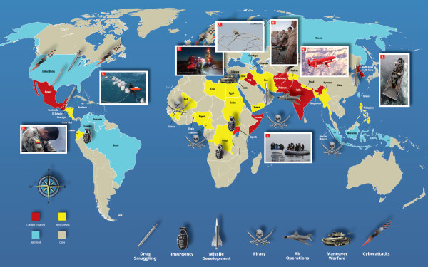 Harta mondiala a conflictelor Lumii