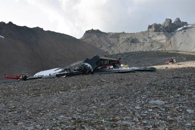   Airplane dock in Switzerland 