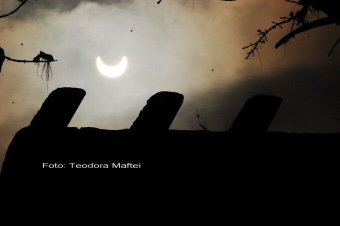 Eclipsa de Soare din Romania Eclipsa de Soare din Romania