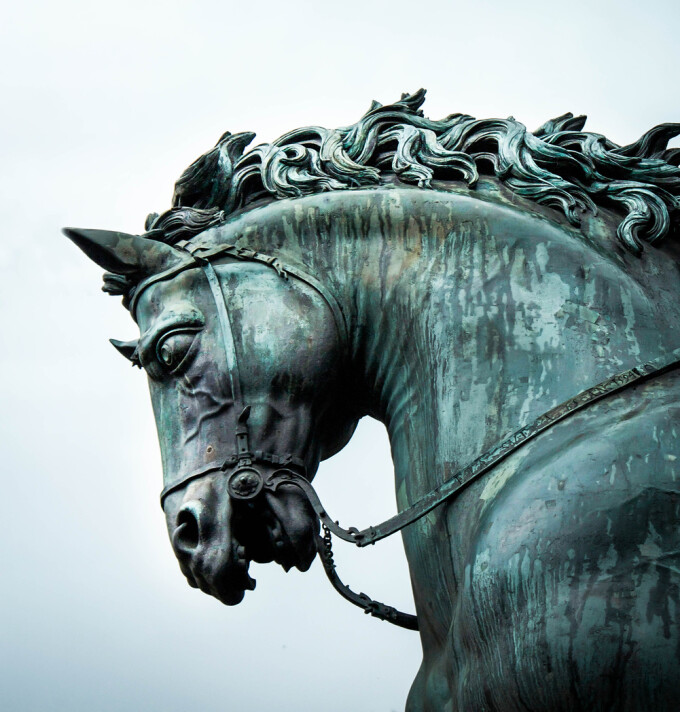   Bronze statue 