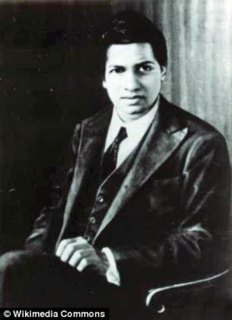Srinivasa Ramanujan, matematician indian