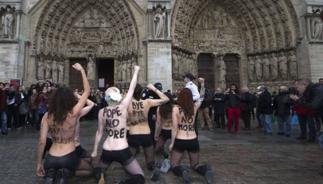 Femen, Notre-Dame Femen, Notre-Dame