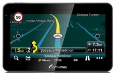 Navigator GPS North Cross ES400 E v2 + Harta Europei