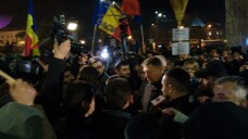 Klaus Iohannis in Piata Universitatii