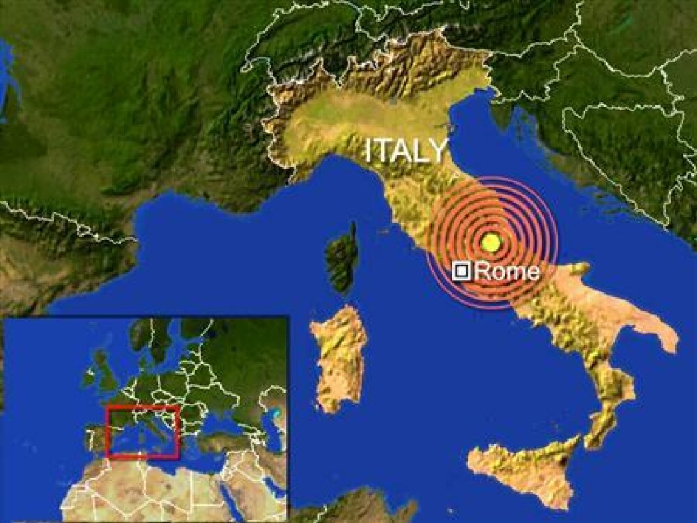 Cutremur puternic langa Roma, in Italia! Peste 150 de morti! - Imaginea 2