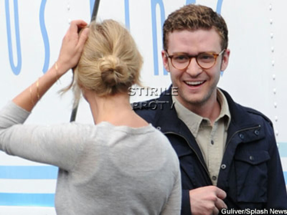 Justin Timberlake rade cu gura pana la urechi! Cameron Diaz il binedispune - Imaginea 1