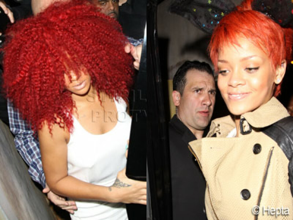 Rihanna ne arata ultimele fire de par pe care le mai are. FOTO - Imaginea 1