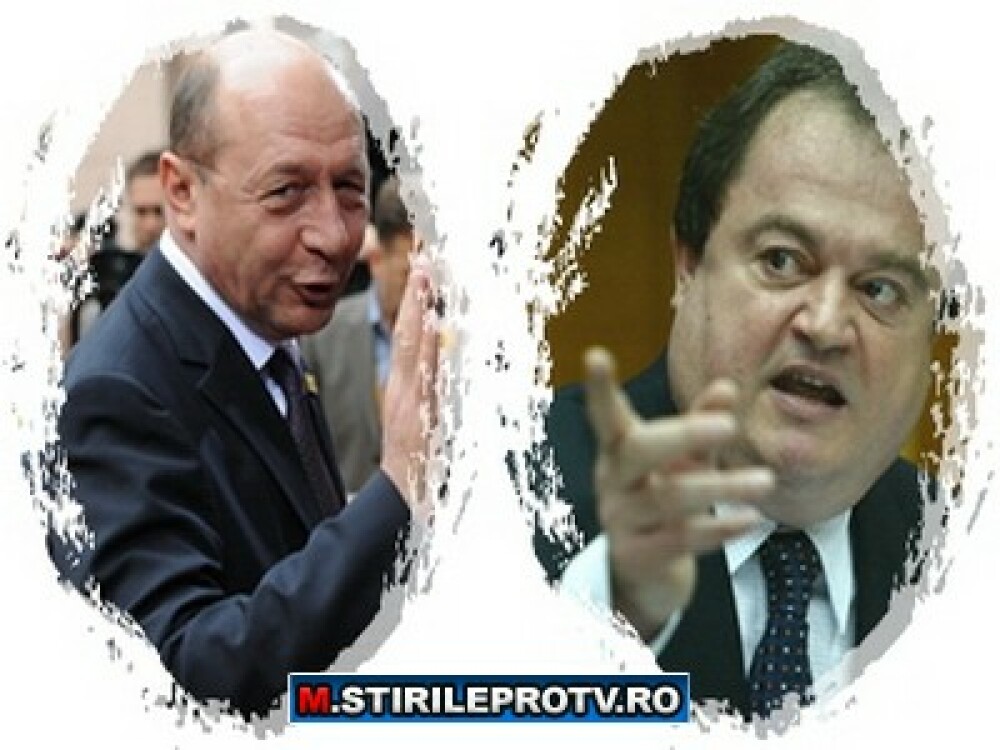 Caprarie politica. Buldogul Blaga sare la “caporalul” Basescu - Imaginea 1