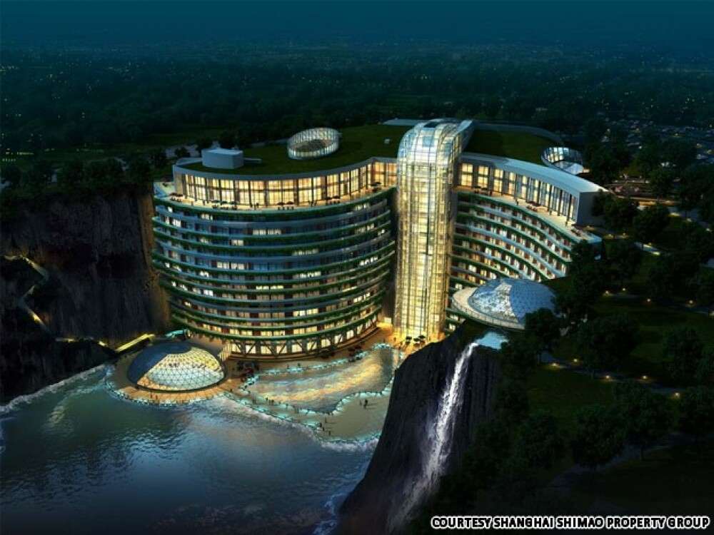 China construieste cel mai luxos hotel din lume sub pamant. Galerie FOTO - Imaginea 3