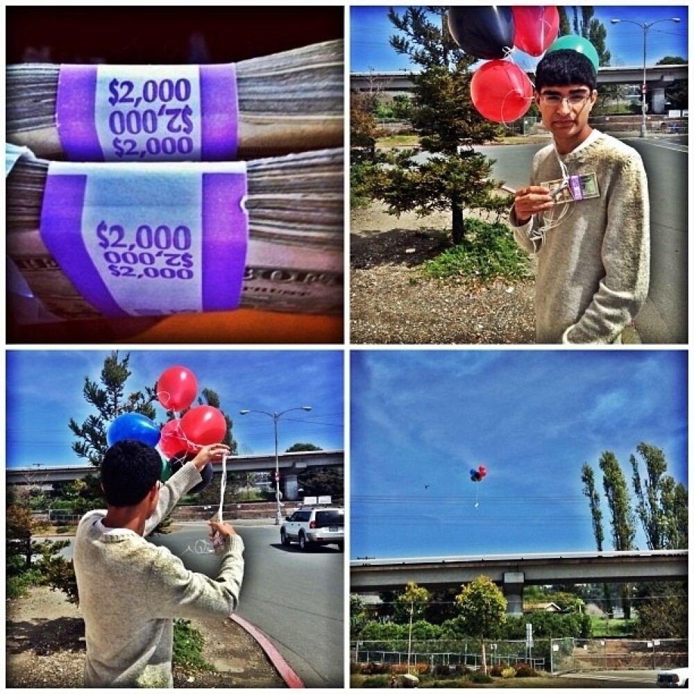 Este atat de bogat incat arunca 4000 de dolari in aer cu balonul: cel mai penibil adolescent din SUA - Imaginea 5