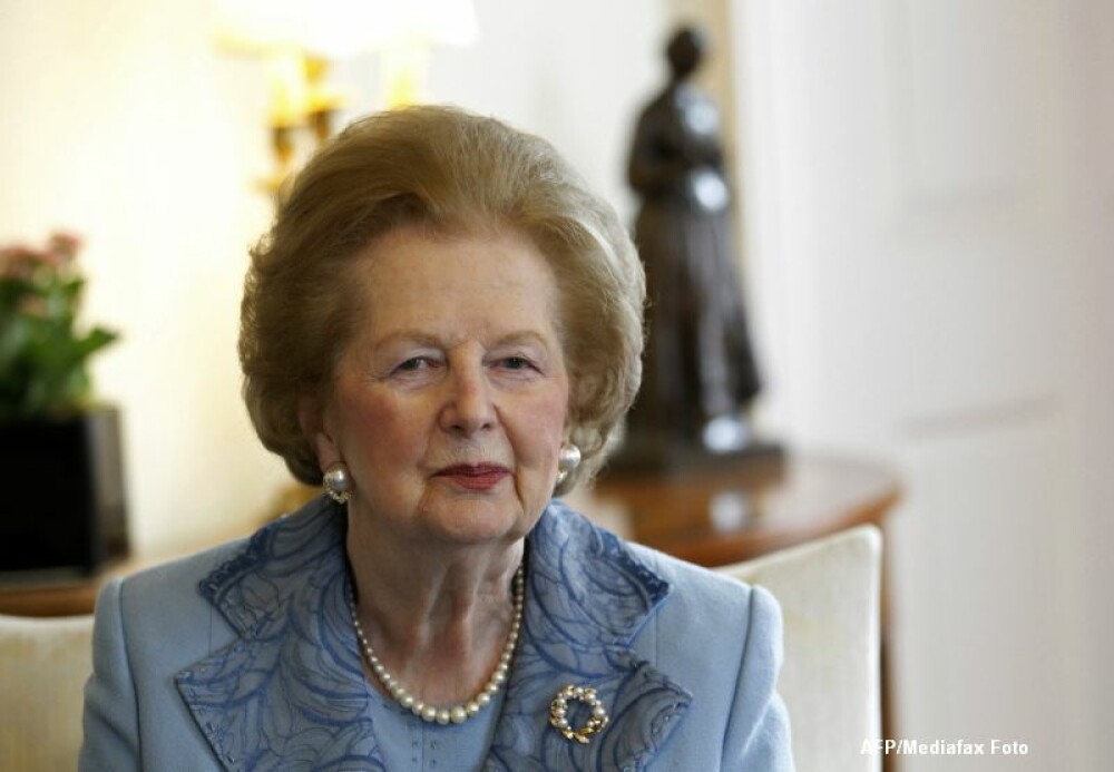 Margaret Thatcher a murit dupa un atac cerebral. 