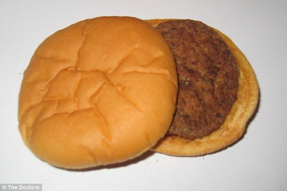 Experimentul bizar al unui american. Cum arata acest hamburger 14 ani mai tarziu. FOTO - Imaginea 1