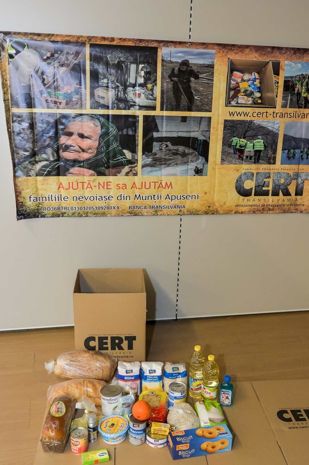 Peste 100 de pachete cu alimente au ajuns la copii izolati, familii nevoiase si batrani singuri din judetul Cluj - Imaginea 3
