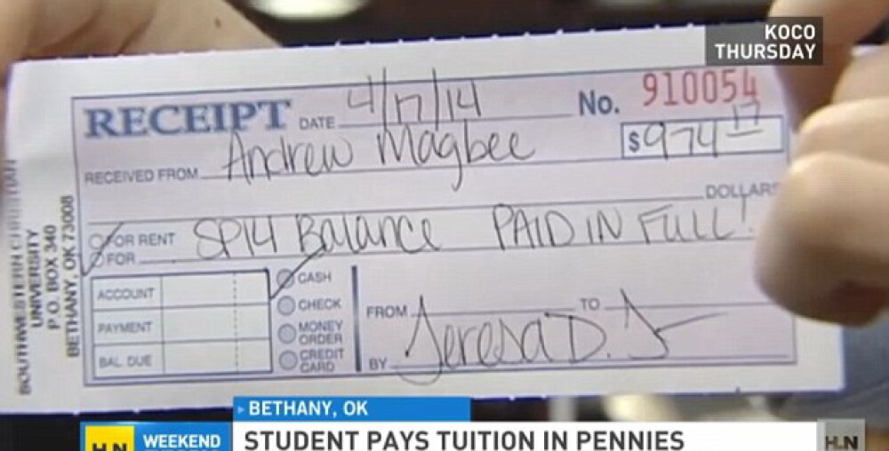 Un student din Statele Unite si-a platit taxa de facultate cu monede. Cat cantareau cele patru cutii - Imaginea 4