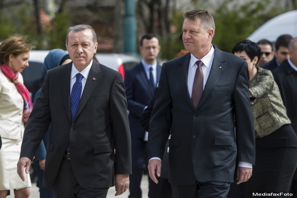 Imagini de la intalnirea lui Klaus Iohannis cu presedintele turc Recep Tayyip Erdogan. GALERIE FOTO - Imaginea 4