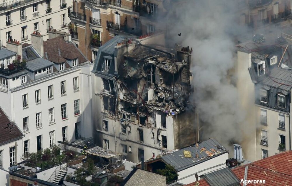 Explozie uriasa in centrul Parisului. Bilantul ranitilor a ajuns la 17, dintre care 11 sunt pompieri. FOTO - Imaginea 3