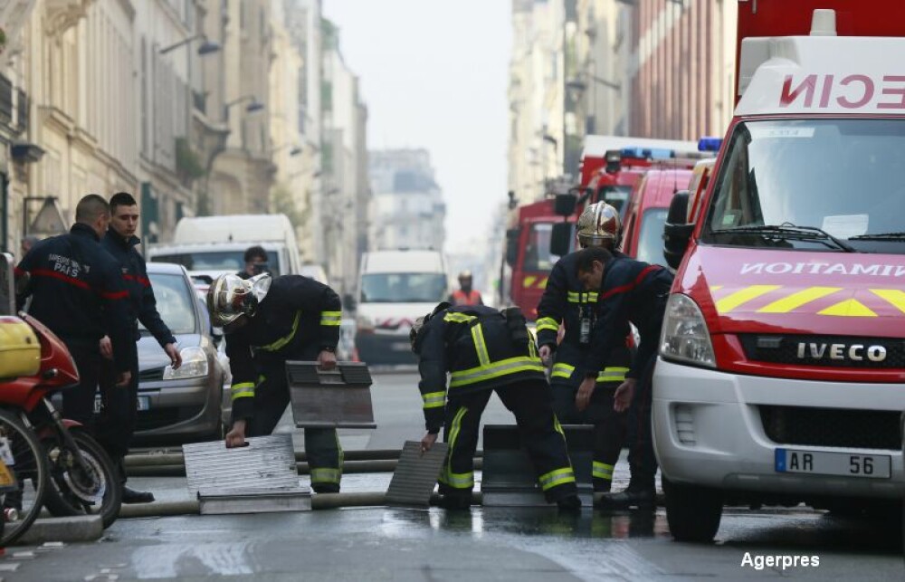 Explozie uriasa in centrul Parisului. Bilantul ranitilor a ajuns la 17, dintre care 11 sunt pompieri. FOTO - Imaginea 7
