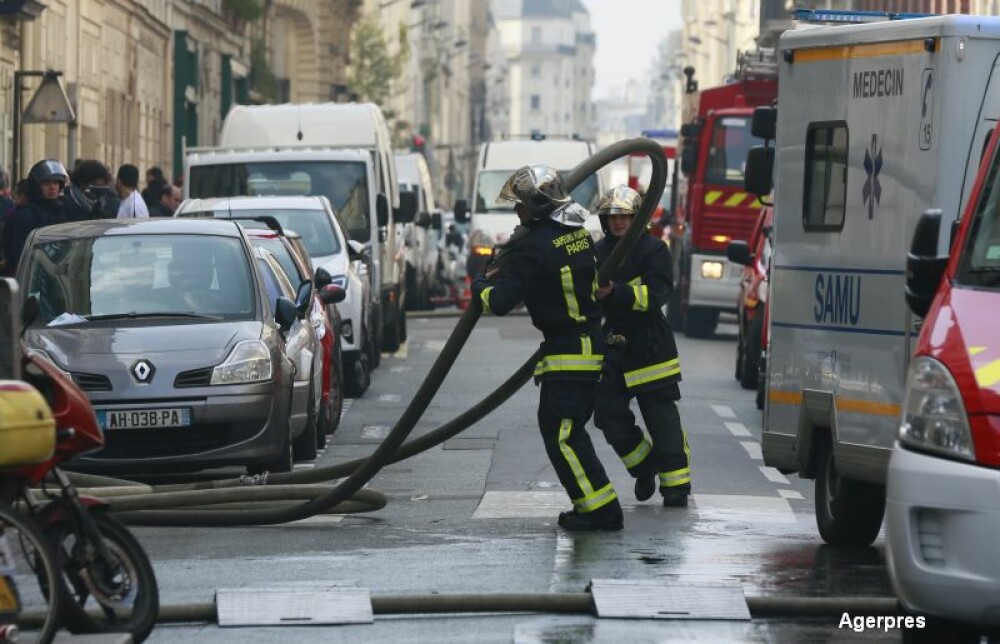 Explozie uriasa in centrul Parisului. Bilantul ranitilor a ajuns la 17, dintre care 11 sunt pompieri. FOTO - Imaginea 8