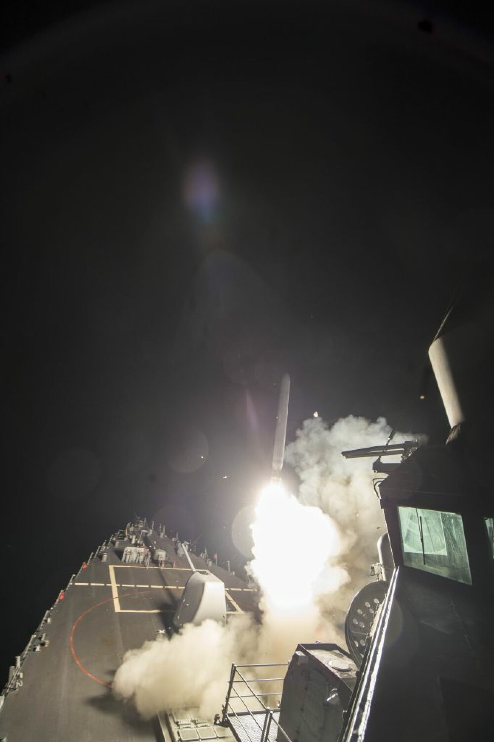 SUA au atacat Siria cu rachete. Discutii aprinse la Consiliul de Securitate al ONU: Rusia a avertizat asupra consecintelor - Imaginea 2