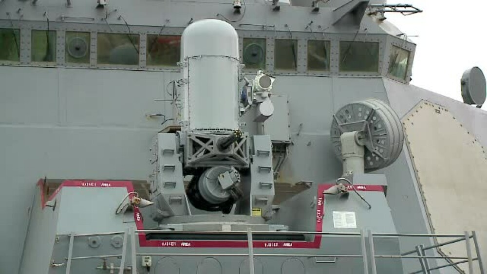 VIDEO si FOTO cu distrugatorul USS Porter, de unde s-a tras cu rachete in Siria. Nava americana a fost in Constanta, in 2016 - Imaginea 6