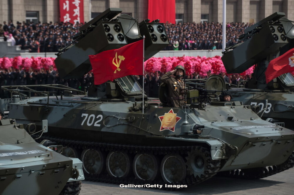 Ce nu s-a vazut la parada militara de forta a Coreei de Nord: 