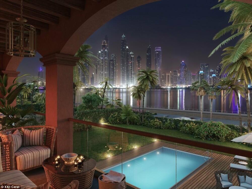 In Dubai va fi inaugurat un complex de vile de vacanta cu cele mai scumpe cazi de baie din lume: 1 milion de dolari bucata - Imaginea 9