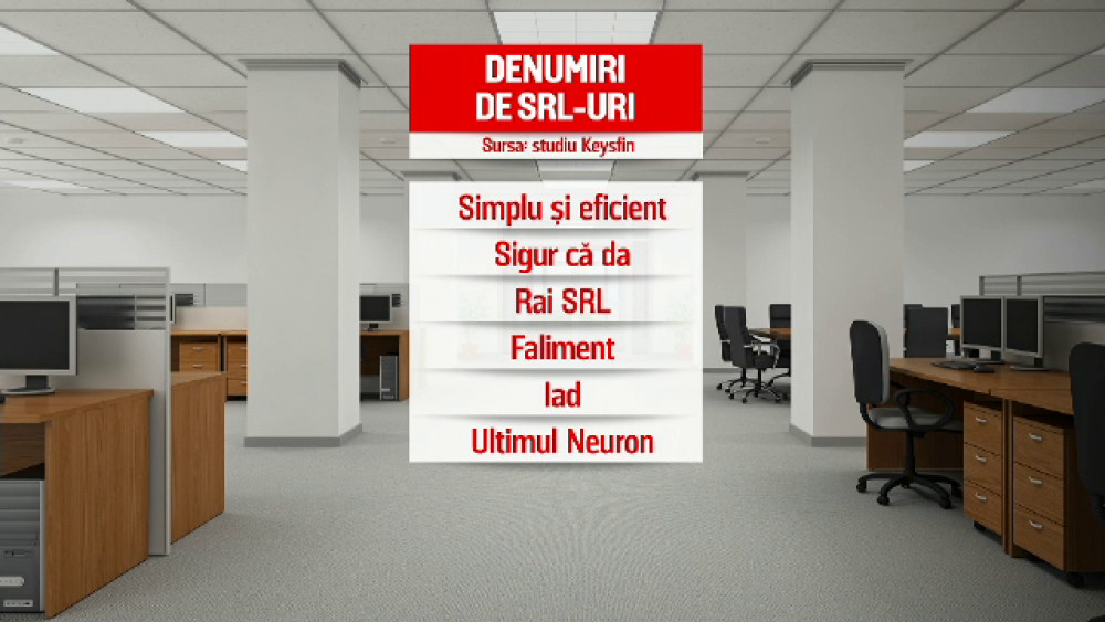Firmele românilor: ”Ultimul Neuron”, ”Faliment SRL” sau ”Miorița”. Cu ce se ocupă ”Rai SRL” - Imaginea 1