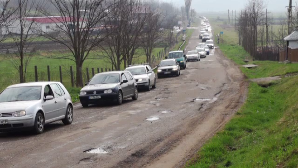 Protest al șoferilor din Botoșani. De ce au blocat traficul din oraș - Imaginea 1