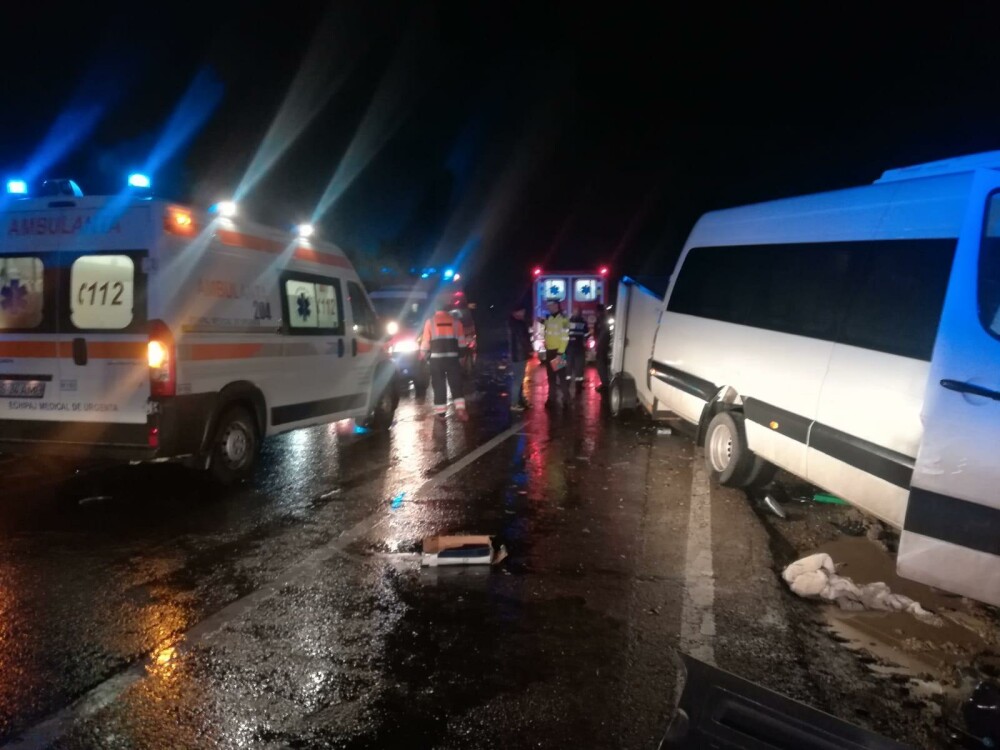Accident cu două microbuze în județul Iași. Opt pasageri au ajuns la spital - Imaginea 4