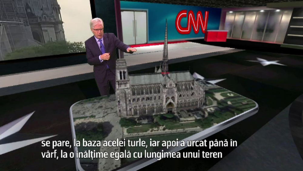 Incendiul de la Notre Dame. Martor român: „Jumătate de catedrală era roșie” - Imaginea 3