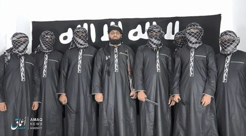 Momentul în care teroriștii din Sri Lanka ar depune jurământ de credință liderului ISIS - Imaginea 3