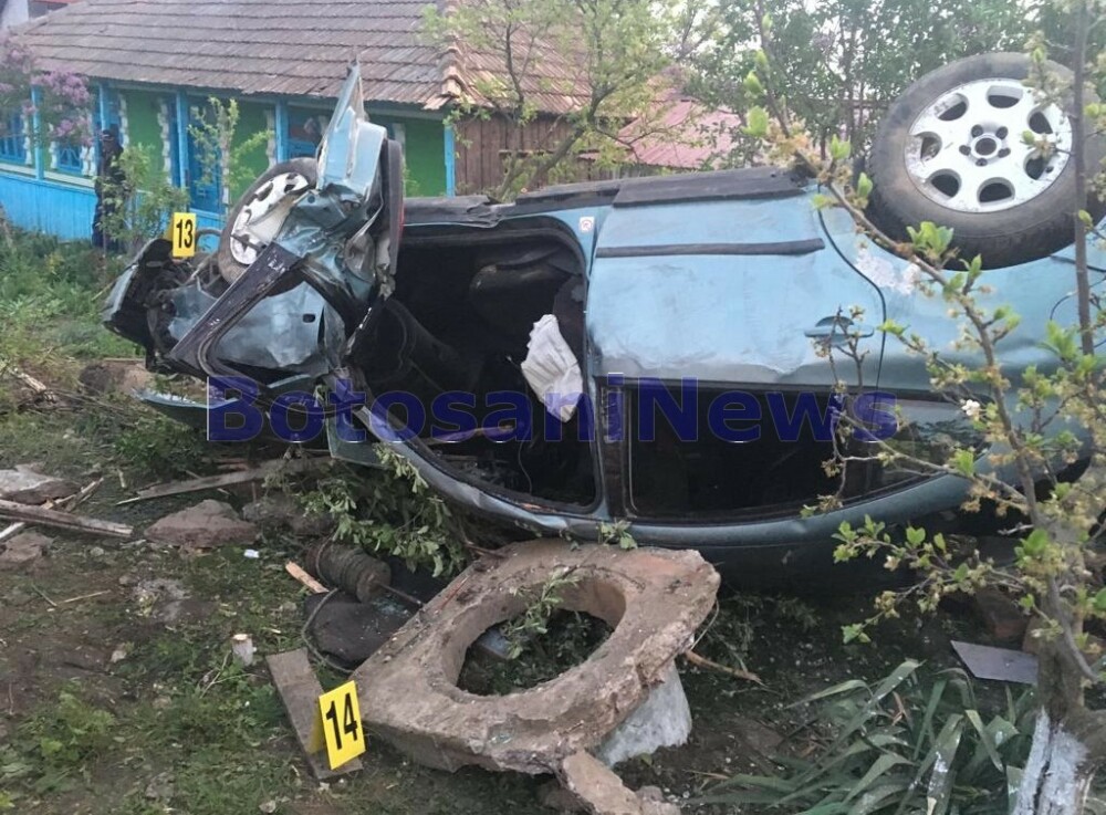 Tragedie de Înviere. Un bărbat și o fată de 16 ani au murit într-un accident, în Botoșani - Imaginea 3