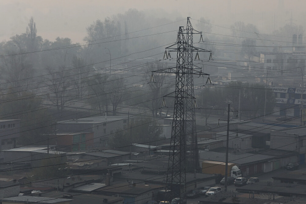 Kiev a devenit cel mai poluat oraş din lume după incendiile de la Cernobîl. GALERIE FOTO - Imaginea 4