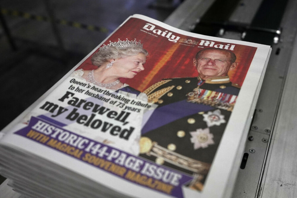 Decesul prințului Philip i-a determinat pe cei de la Daily Mail să scoată un ziar de 144 de pagini - Imaginea 1