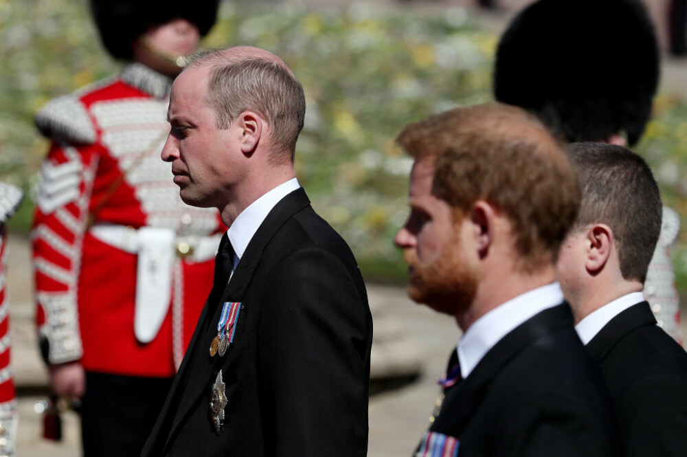 Ce au discutat prinții William și Harry după înmormântarea bunicului lor. VIDEO - Imaginea 1