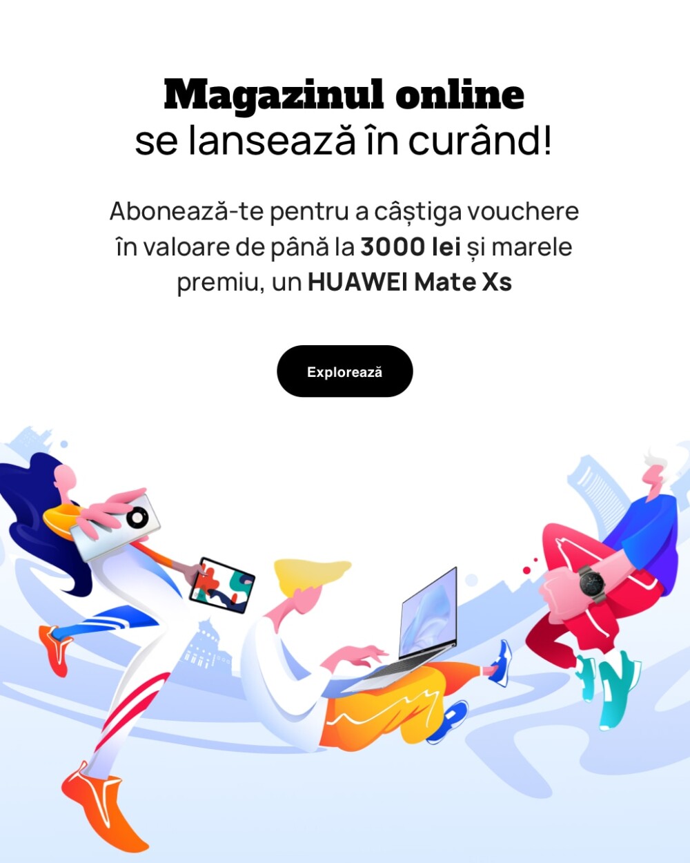 Noul magazin online Huawei Store se lansează în România. Marele premiu: un HUAWEI Mate Xs pliabil de peste 2.000 euro - Imaginea 1