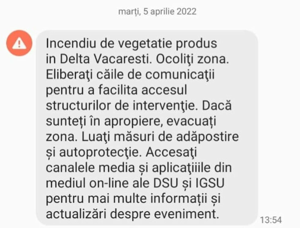 Incendiu de vegetație în Delta Văcărești. Suprafaţa afectată este de aproximativ 15.000 de mp. VIDEO - Imaginea 2